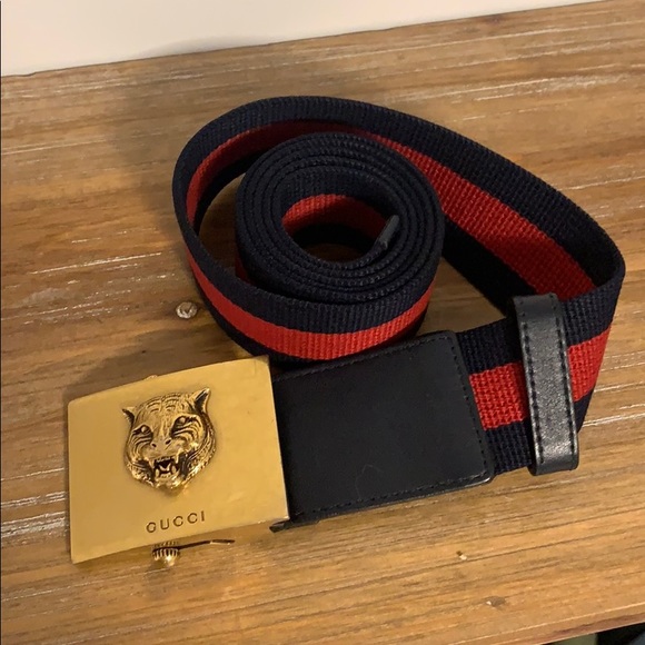 lion head gucci belt